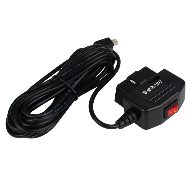 OBD вождения Регистраторы понижающий линии от 12 В до 5 пост 2.5A линия USB Мощность
