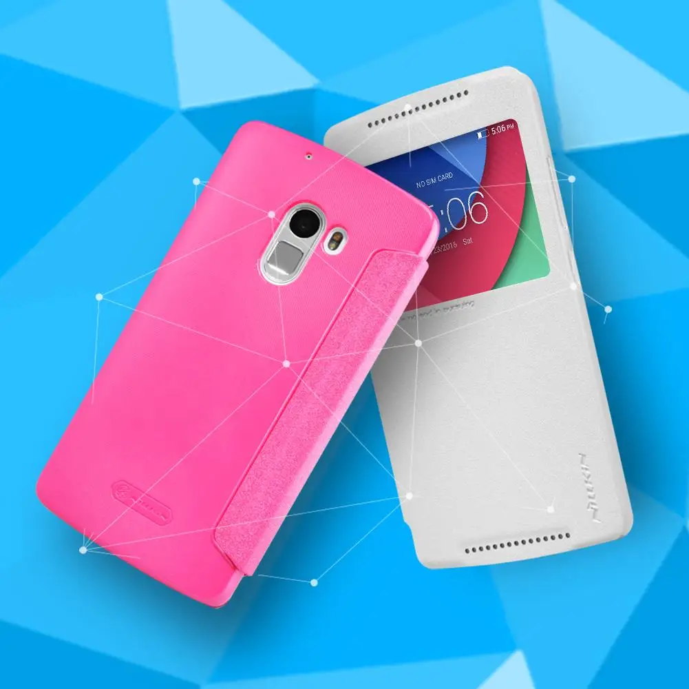 Оригинальный чехол Nillkin для Lenovo Vibe X3 Lite/Lenovo A7010/K4 note роскошный кожаный в виде книги