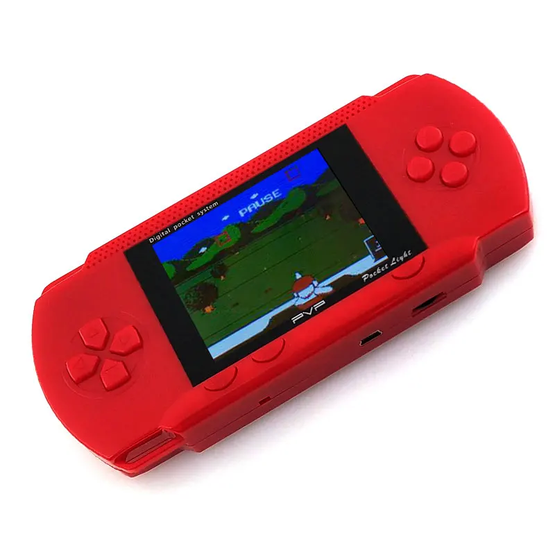 Портативная игровая консоль YLW frog со встроенной 132 классической игровой консолью для детей с экраном 2,8 дюйма - Цвет: red