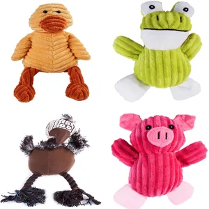 Игрушки для собак животный ДИЗАЙН плюшевая собака медведь игрушки прочный флис жевательные игрушки Обучающие Прорезыватели игрушки для маленького и среднего щенка