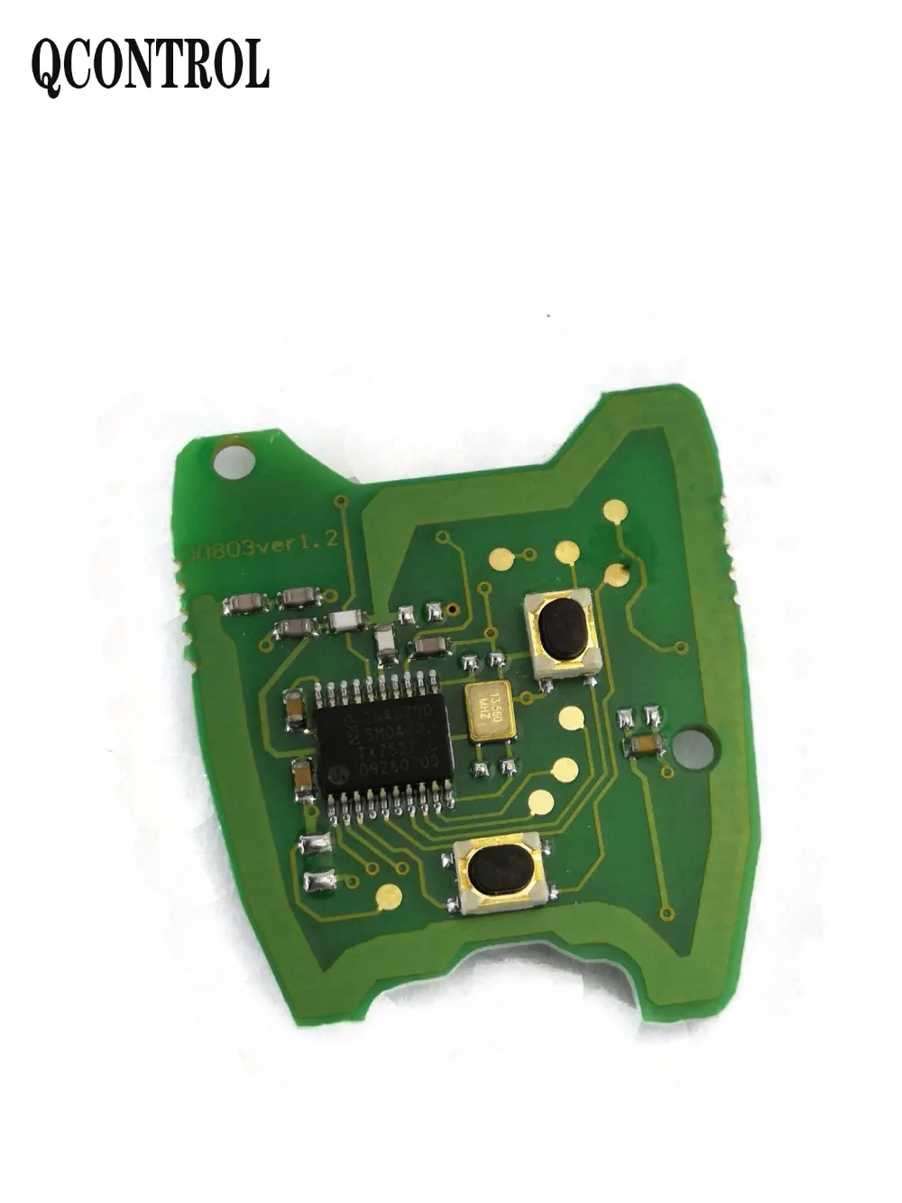 QCONTROL Автомобильный Дистанционный Ключ DIY для PEUGEOT 406 407 408 полный ключ автомобиля
