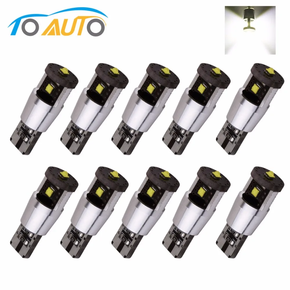 10 шт. автомобисветильник светодиодные чипы Canbus 194/501 W5W 15 Вт 168|t10 car|t10 high power ledlight full |