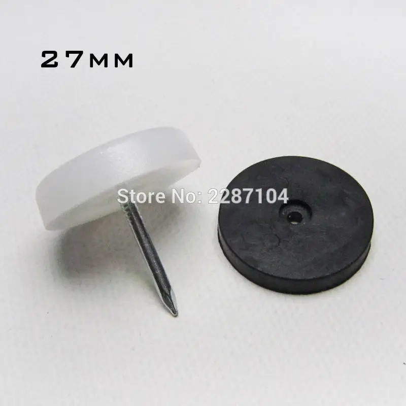 12 шт. сверхмощные двойные накладки белые нейлоновые ножки для мебели стула стола