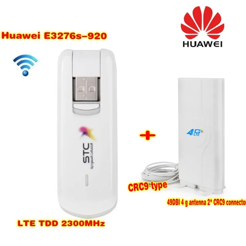 Huawei E3276S-920 4G USB SIM Card Modem+4G Lte Antenna 49dBi CRC9