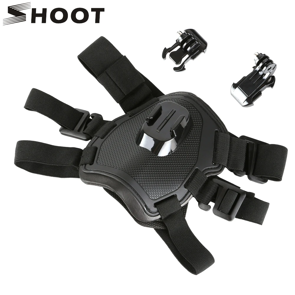 SHOOT Fetch Dog Harness Chest Strap for GoPro Hero 5 3 4 Sessio SJCAM SJ4000 Xiaomi Yi 4K C30 H9 Accessories | Электроника