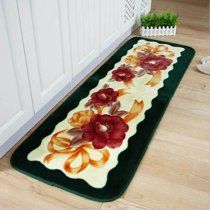 Винтажный Длинный коврик для кухни, коврик для гостиной, спальни, коврик для входной двери, коврик для прихожей