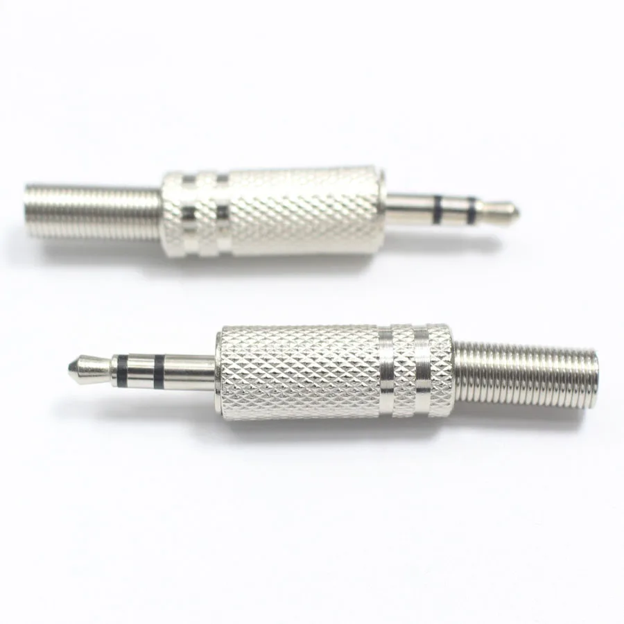 5-шт./лот штекер 3 5 мм 3-полюсный аудиоразъем RCA для стереоголовки | Строительство и