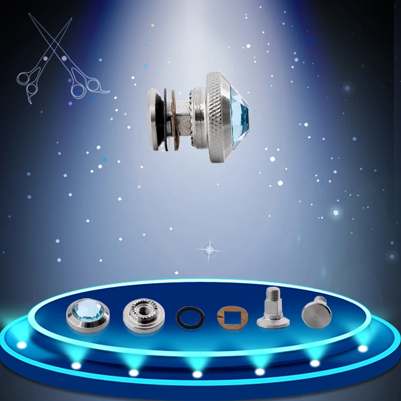 10 компл./лот Парикмахерские ножницы аксессуары Винты Полный набор ножниц для