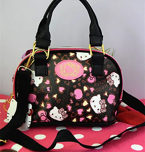 Black Для женщин для девочек Hello Kitty сумка Сумки yey-6603-2 - Цвет: Black