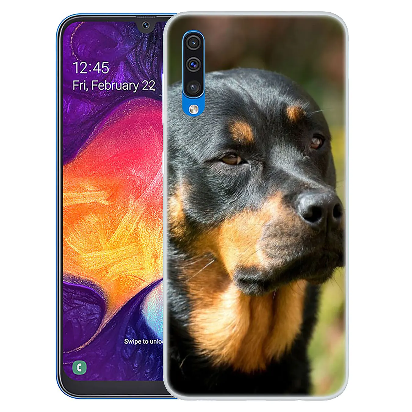 Милый жесткий чехол для телефона Lavaza Rottweiler Dog Samsung Galaxy A20E M40 M30 M20 M10 A10 A20 A30 A40 A50 A60 A70 S