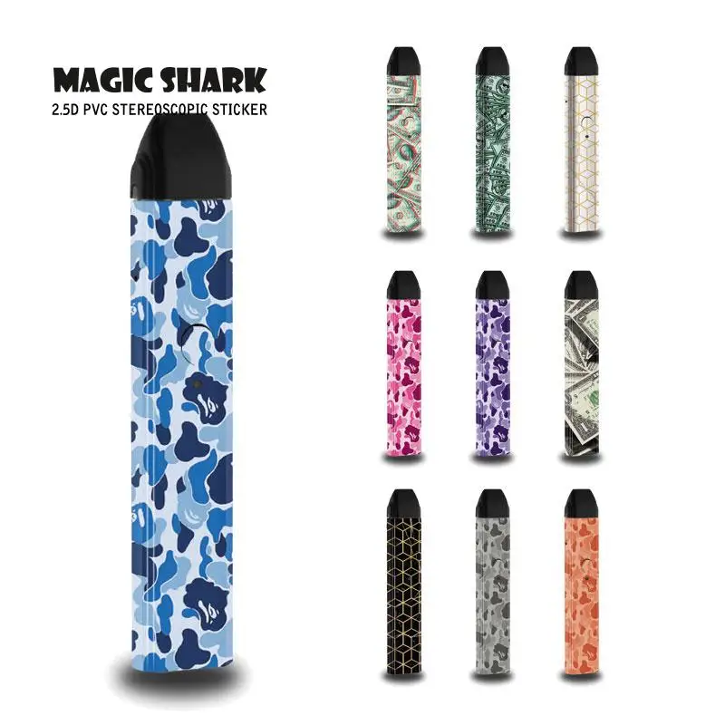 Чехол Magic Shark в стиле милитари камуфляжный чехол для денег долларах не выцветает наклейка пленка Uwell калиберн
