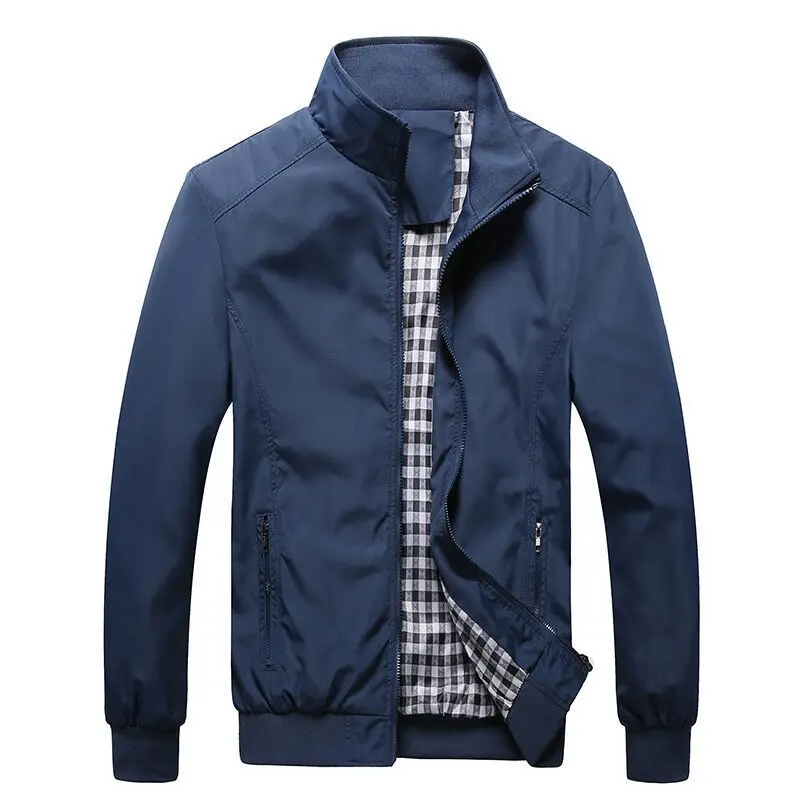 

Hot Selling promotion Thin men's jacket Slim Fit casual coat business outerwear plus size M-5XL men's clothing masculina 40