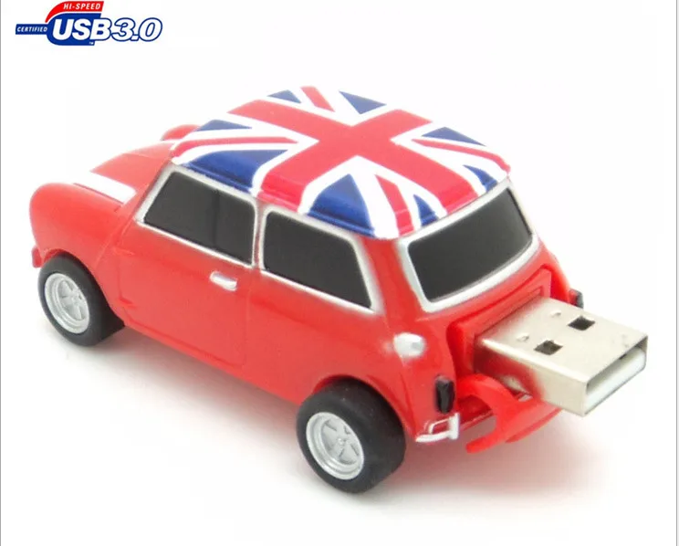 Креативный Дизайн USB 3.0 usb Flash Drive водонепроницаемый автомобиля 32 ГБ 64 Реальная