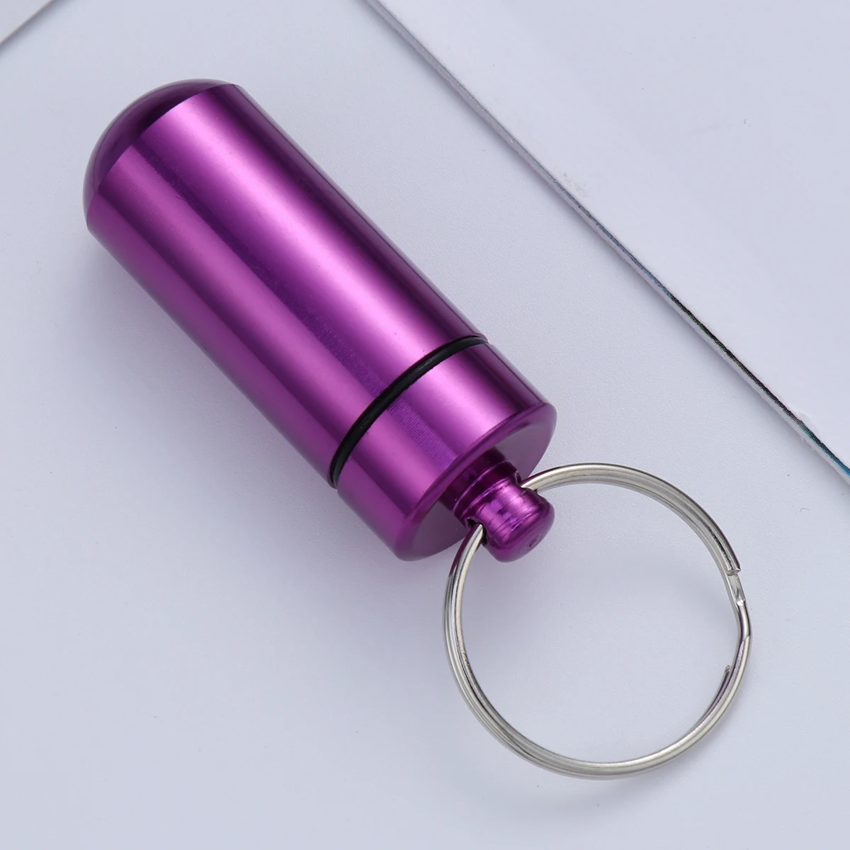 5 шт. водонепроницаемый алюминиевый сплав чехол для таблеток Бутылка Контейнер