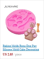DIY Shiny Dog bone shape silicone mold for keychains with a hole resin jewelry molds for 3D crafts tools DY0061