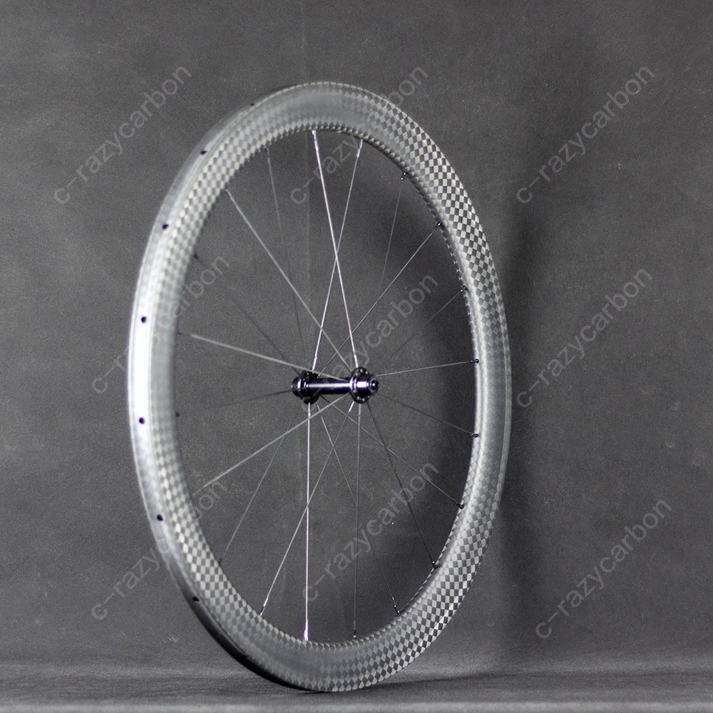 Wholesale Front 50 and Rear 60 Carbon 12k Wheelset Clincher Full carbon Super Light 700c Road Bike | Спорт и развлечения