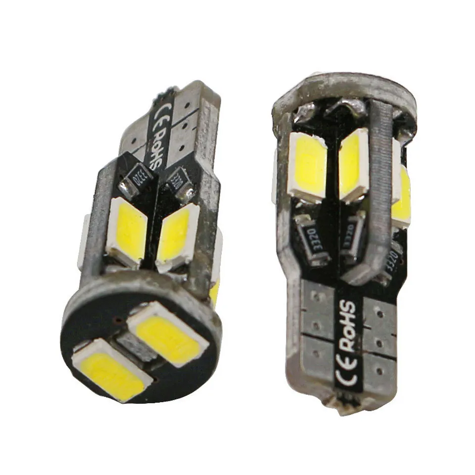 10 шт. T10 5730 10SMD Светодиодные Автомобильные фары ширина лампы CAN BUS свет для чтения