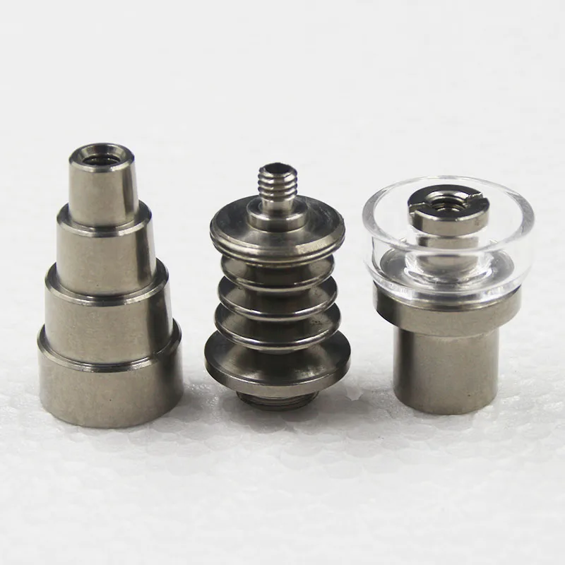 

Hybrid Titanium/Quartz Nai Carb Cap Dabber Slicon Jar Hookah Glass Hookahs Water Pipe For Christmas Present