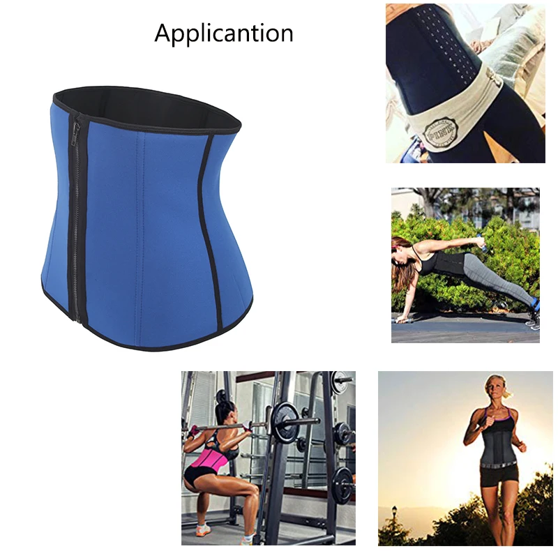 SAYFUT body shaper корсет утягивающий пояс-корсет для уменьшения Для женщин ремень триммер с застежкой-молнией, 3 ряды крючков 6 Сталь кости