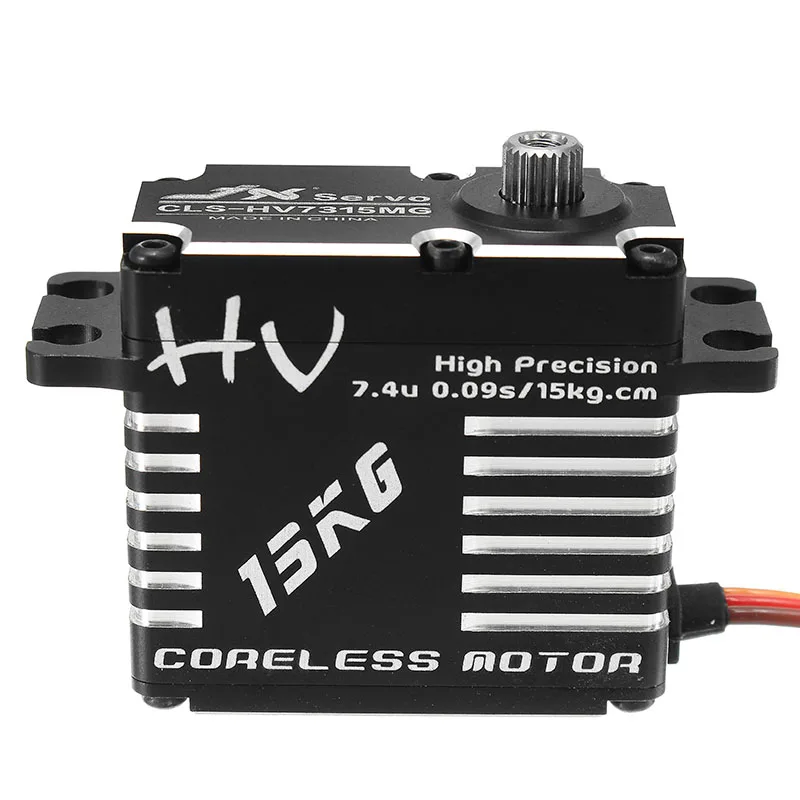 Горячая JX CLS-HV7315MG Бессердечный сервопривод 15 кг HV Высокоточный стальной редуктор цифровой бесколлекторный р/у вертолет запчасти аксессуары