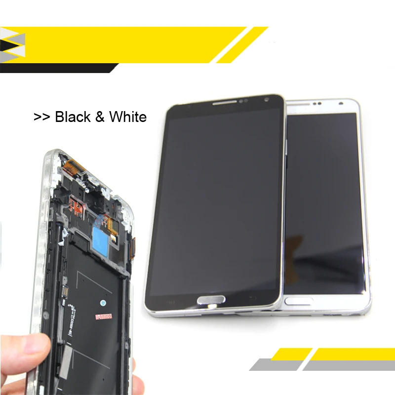 ЖК-дисплей Note 3 для Samsung Galaxy Note3 III N9005 сенсорный экран с дигитайзером рамка замены |