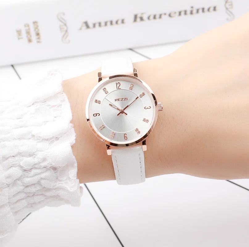 Новинка женские часы брендовые кварцевые 2018 кожа водонепроницаемые наручные |