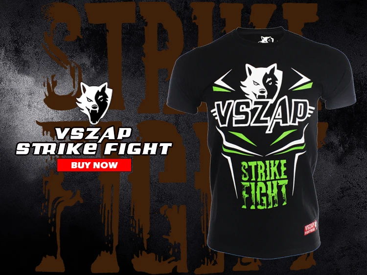 VSZAP STRIKE FIGHT футболка с короткими рукавами ММА Обучение единоборств Единоборства