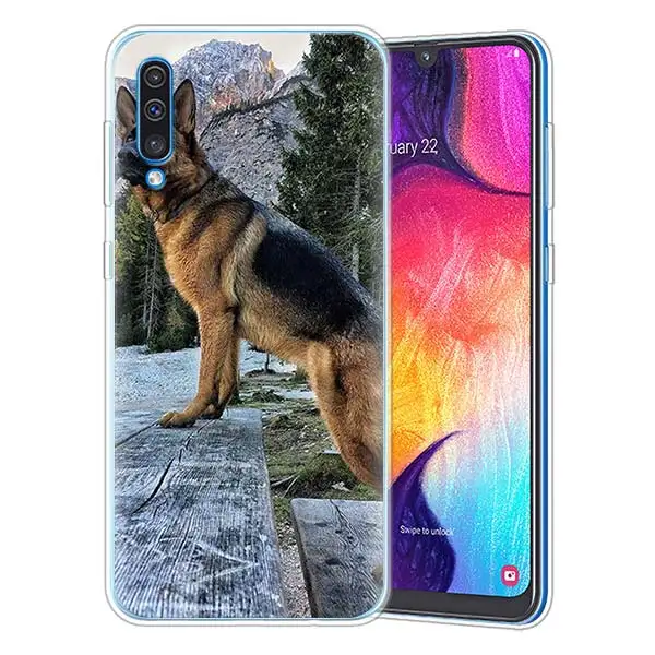 11 Немецкой овчарки силиконовые чехлы для samsung Galaxy A71 A51 A90 5G A10 A30 A40 A50 A70 A6 A7 A8+ A9 M30 M40 мягкий чехол для мобильного телефона - Цвет: 11