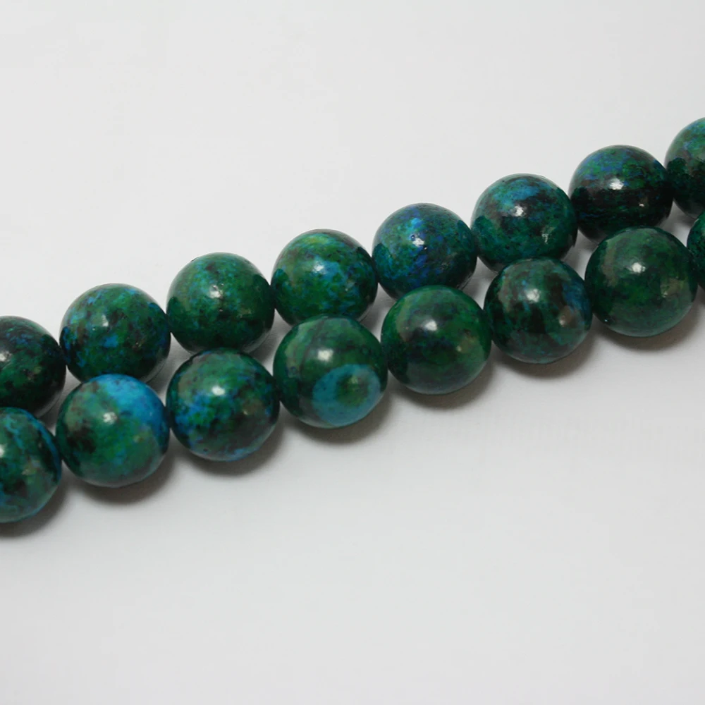 Камень Феникс темно зеленые круглые бусины разделители 4 мм 8 10 12 15 дюймов для