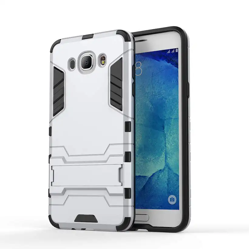 Akabeila бронированный чехол для samsung Galaxy J7 J700F J700FN J700F/DS J700H/DS J700M J700M/DS J700T J700P SM-J700F J700 крышка - Цвет: Siliver