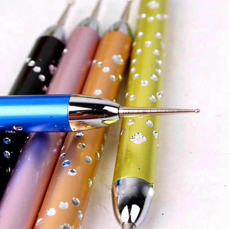 Artlalic Роскошные 5 шт. алюминий нержавеющая сталь дизайн ногтей Dotting ручки роспись