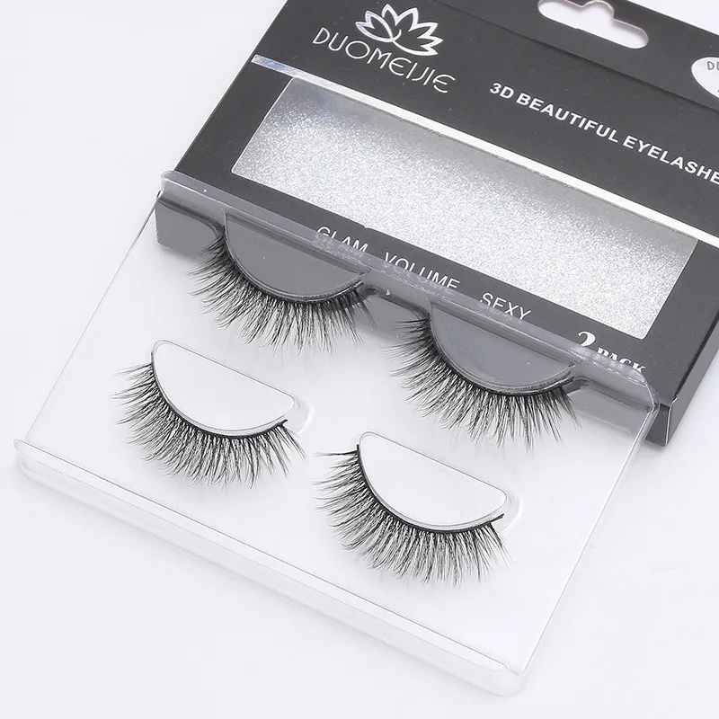 DOCOCER 2 пары natural накладные ресницы eyelashes длинные Макияж 3d Искусственные ресницы для красоты 759