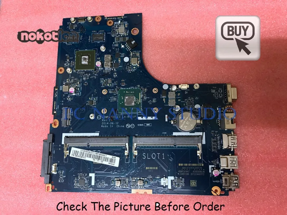 PCNANNY LA B101P для Lenovo B50 30 материнская плата N3540 DDR3 GeForce 820M Протестирована|Материнские