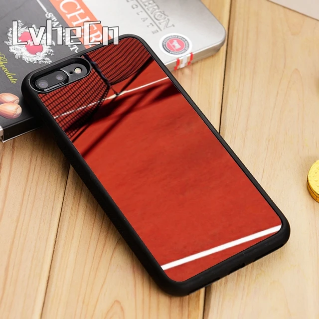 Спортивный чехол для телефона LvheCn теннисной корты iPhone 5 6 s 7 8 plus 11 12 Pro X XR XS Max Samsung