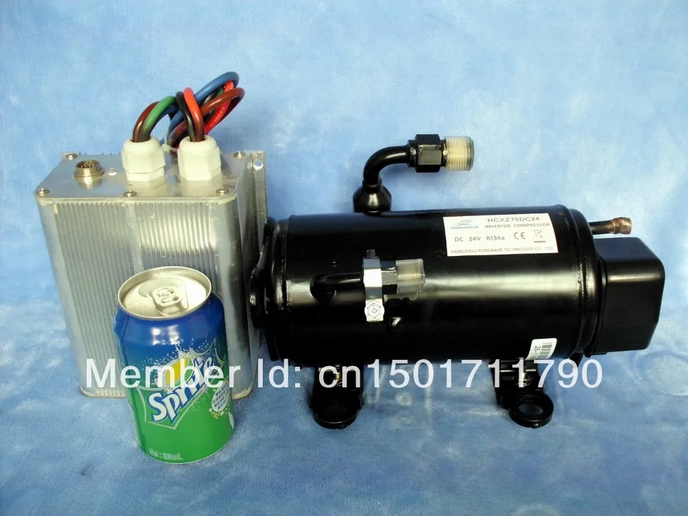 HC75DC12H12V компрессор постоянного тока, инвертор для кондиционера Компрессор MBP HBP холодильник Компрессор 850 Вт Емкость охлаждения R134a