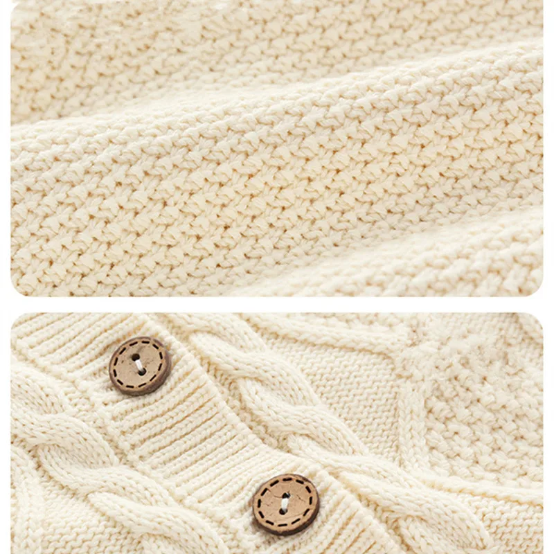 Детский трикотажный комбинезон с длинным рукавом и шапками|Ромперы| |