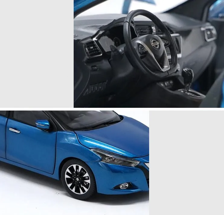 Оригинальная усовершенствованная модель коллекции, высокая имитация NISSAN LANNIA, 1:18 игрушечный автомобиль из сплава, литой металлический автомобиль
