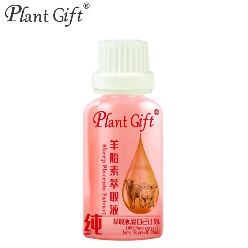 

Free shopping 100% pure sheep placenta extract 30ml moisturizing anti aging wrinkle firming skin care