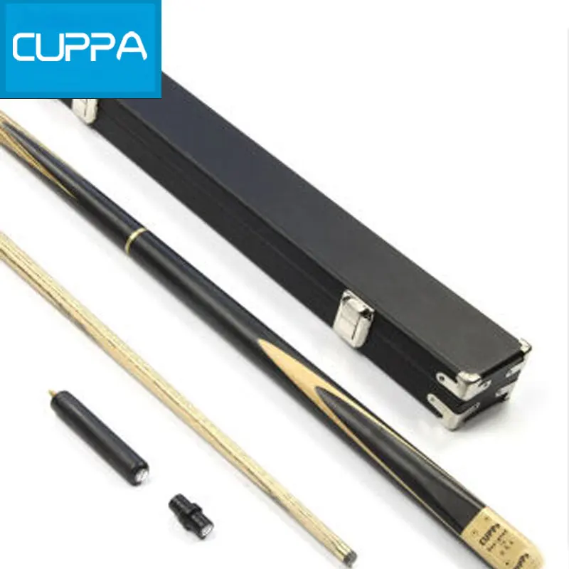 

High Quality Cuppa Maple 3/4 Snooker Cues Stick 9.8mm Tip With Snooker Cue Case Set 3 Options China 2016