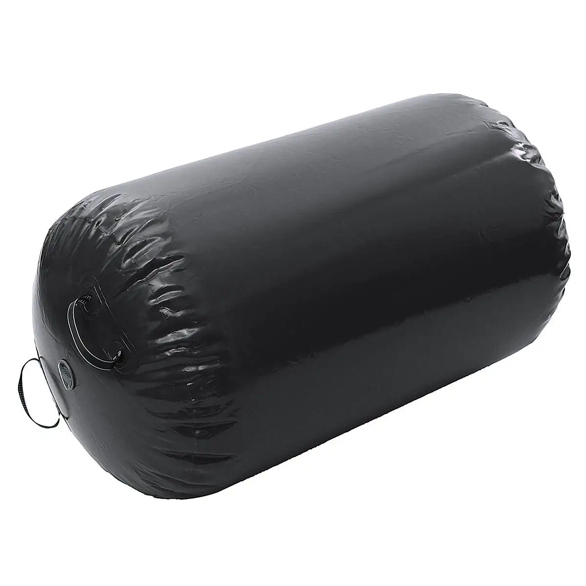 Black 4 типа 7 цветов надувные Airtrack домашний ролик маленький Airtrack гимнастический мат цилиндр тренажерный зал обучение - Цвет: Black