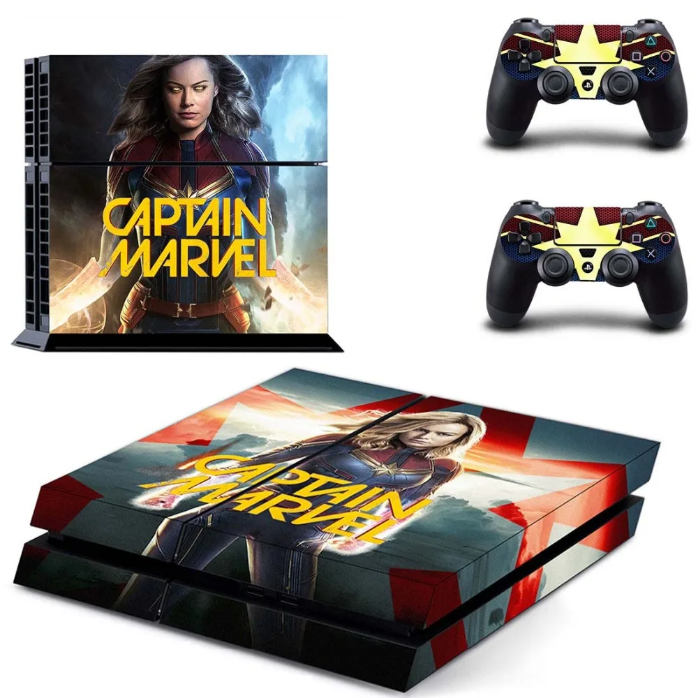 Наклейки Марвел Капитан play станция 4 кожа PS4 контроллер кожи pegatinas наклейка adesivo
