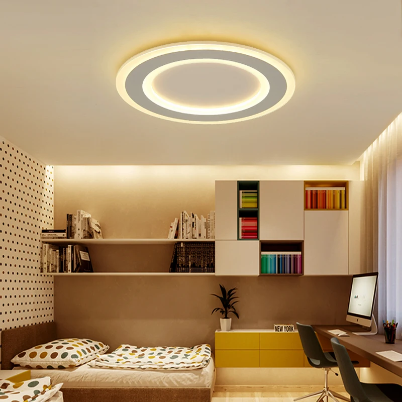 Surface mounted Round Modern led ceiling chandelier for living room dining bedroom Ultra thin lighting Modern|led chandelier|modern ledmodern |