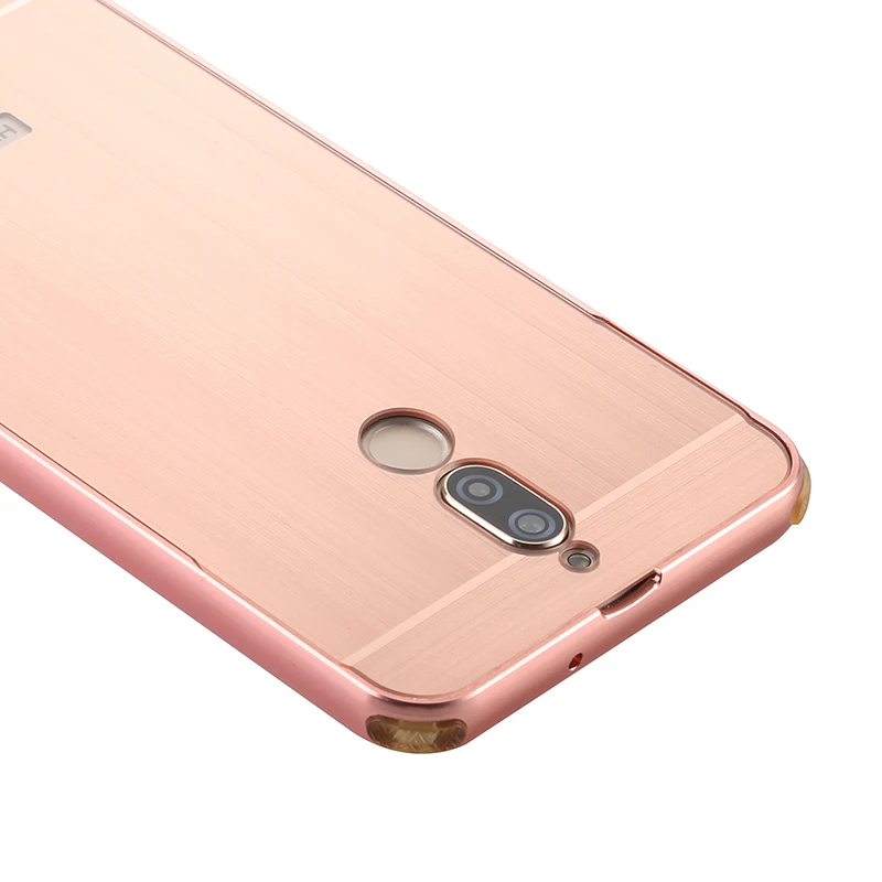 Чехол для huawei mate 10 Lite, чехол, роскошная металлическая алюминиевая рамка, чехол для huawei Nova 2i G10 Honor 9i mate 10 Lite, чехол