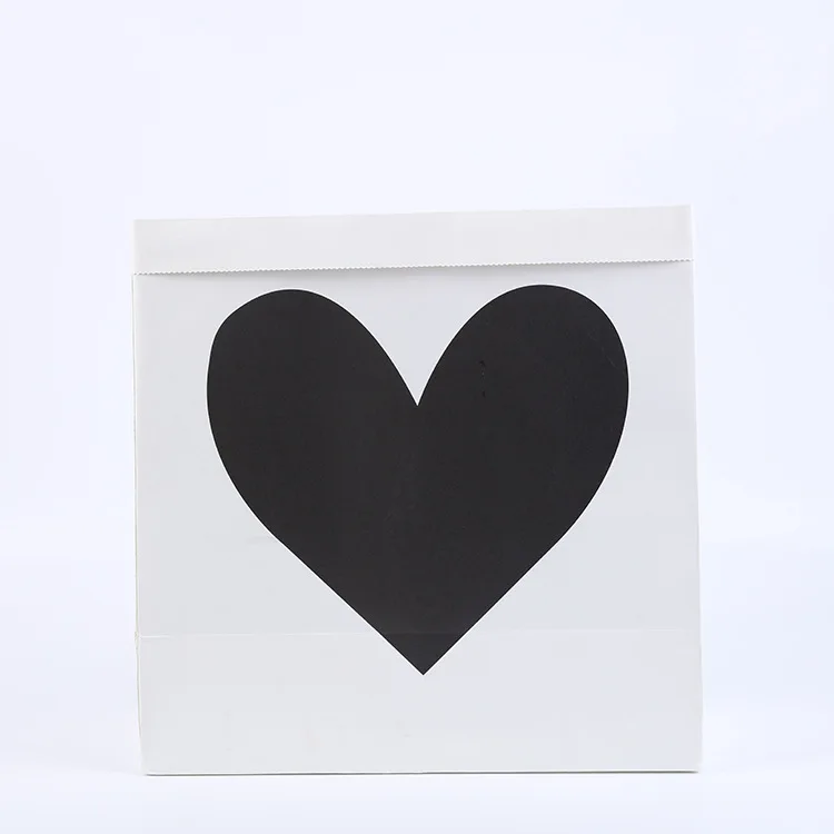 Heart Small Ins Горячая сумка для хранения из крафт-бумаги милый кошелек пакет детские игрушки прочные узоры одежда для стирки мешок для мелочей Органайзер Домашний Декор подарок - Цвет: Heart Small