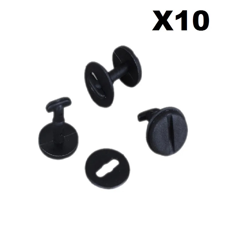 

FOR BMW E38 E39 E46 X5 X3 M3 M5 CARPET CLIPS BLACK x10 Plastic NEW REPAIR SET