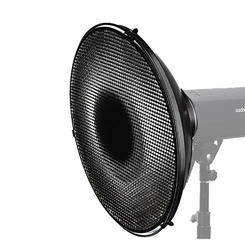 Godox фотостудия 55 см/2" внутри белый для Bowens Mount beauty Dish+ сотовая сетка и светорассеиватель носок для вспышки стробоскопа