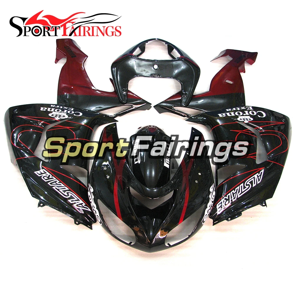 

Corona Extra Black Red Fairings For Kawasaki Ninja ZX-10R 06 07 ZX10R 2006 2007 Motorcycle Fairing Kit ABS Plastic Fittings New