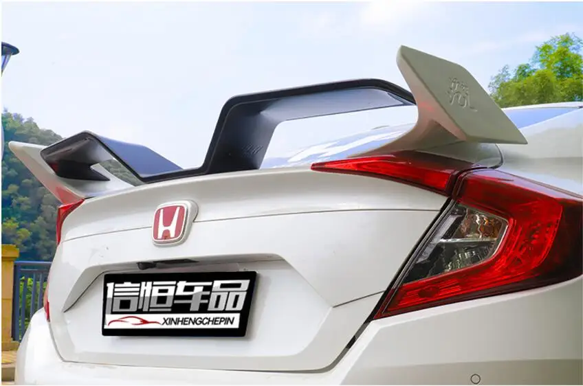 JINGHANG ABS краска заднего крыла автомобиля багажник выступ Спойлеры Подходит для Honda