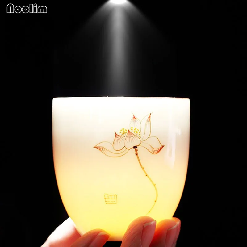 NOOLIM керамические офисные кунг-фу стаканы для чая Цзиндэчжэнь изысканные