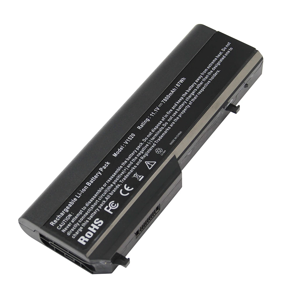 7800 мА-ч для Аккумулятор для ноутбука DELL 1310 Vostro 1320 1510 1520 2510 K738H N950C N956C N958C T112C T114C T116C U661H Y022C Y